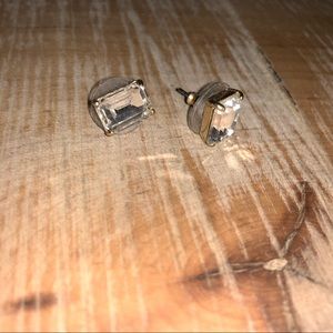 Kate spade rectangle stud earrings